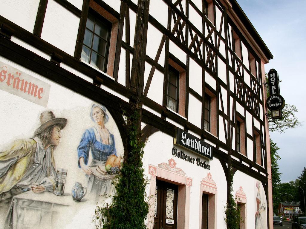Landhotel Goldener Becher Limabach - Oberfrohna Exteriér fotografie